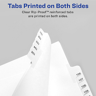 Avery Individual Legal Dividers Allstate(R) Style, Letter Size, Side Tab #9 (82207)
