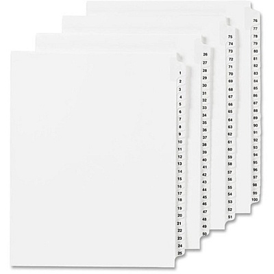 Avery Alllstate Style Individual Legal Dividers (AVE82229)
