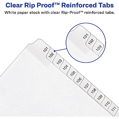 Avery Individual Legal Dividers (AVE82319)