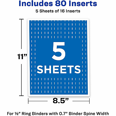 Avery Binder Spine Inserts (AVE89101)