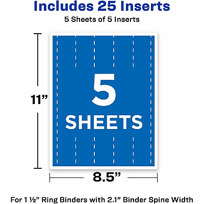 Avery Binder Spine Inserts (AVE89105)