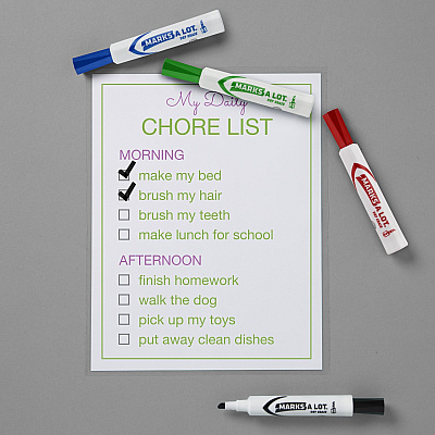 Avery Marks A Lot Desk-Style Dry-Erase Markers (AVE98188)
