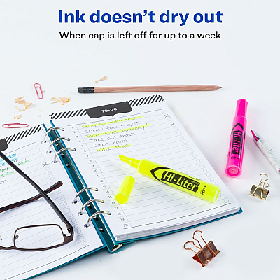 Avery Hi-Liter Desk-Style Highlighters (AVE98189)