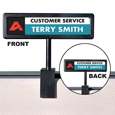 Advantus People Pointer Cubicle Sign (AVT75334)