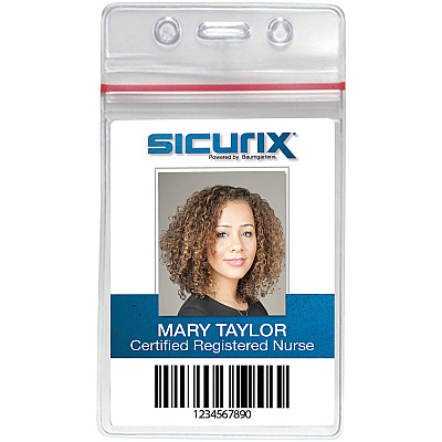 SICURIX Sealable ID Badge Holder (BAU47840)