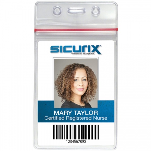 SICURIX Sealable ID Badge Holder (47840)