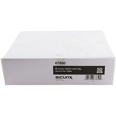 SICURIX Horizontal Badge Holder with Clip (BAU67850)