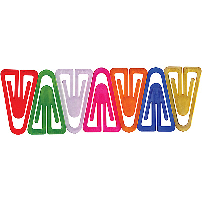 Baumgartens Assorted Colors Plastiklips (BAULP0600)