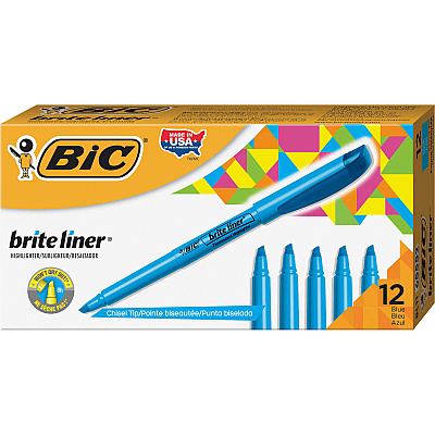 BIC Brite Liner Highlighters (BICBL11BE)