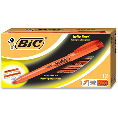 BIC Brite Liner Highlighters (BICBL11OE)