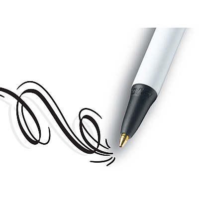 BIC Clic Stic Retractable Ballpoint Pens (BICCSM11BK)