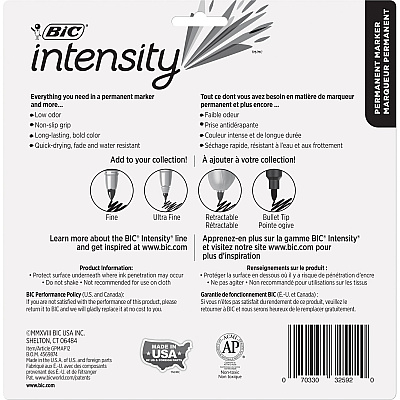 BIC Intensity Permanent Marker (BICGPMAP12ASST)