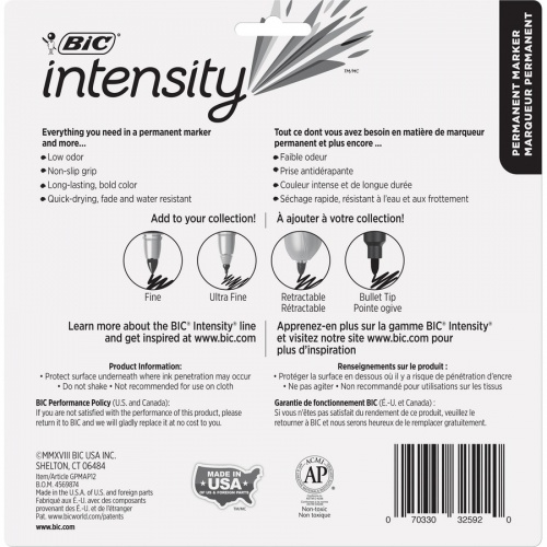 BIC Intensity Permanent Marker (GPMAP12ASST)