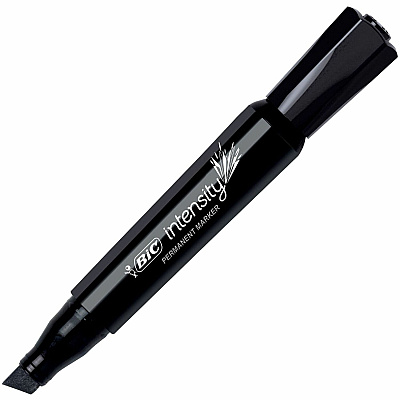 BIC Marking Chisel Tip Markers (BICGPMM11BK)