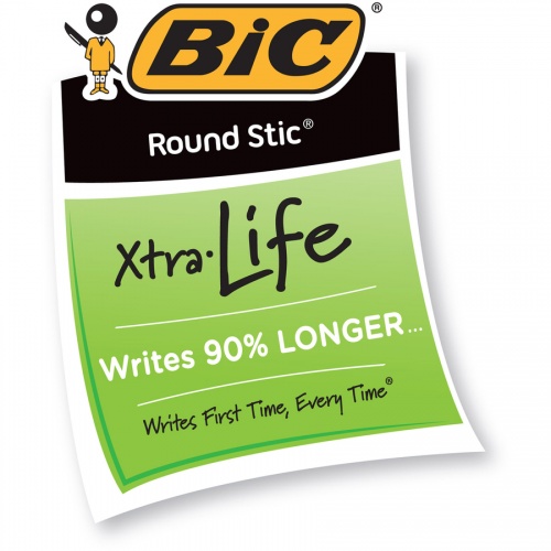 BIC Round Stic Ballpoint Pens (GSM11BE)