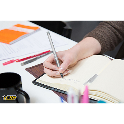 BIC Round Stic Ballpoint Pens (BICGSM11BK)