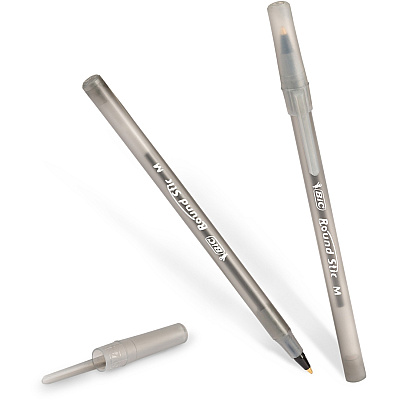 BIC Round Stic Ballpoint Pens (BICGSM11BK)
