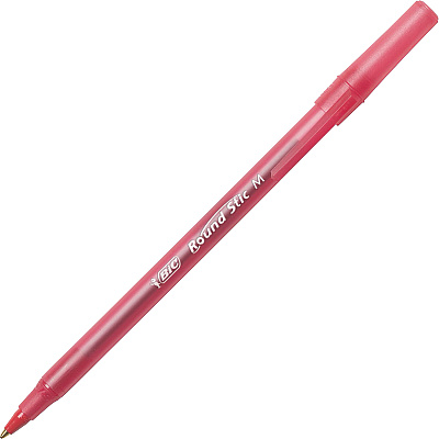 BIC Round Stic Ballpoint Pens (BICGSM11RD)