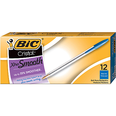 BIC Classic Cristal Ballpoint Pens (BICMS11BE)