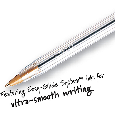 BIC Classic Cristal Ballpoint Pens (BICMS11BK)