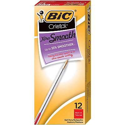 BIC Classic Cristal Ballpoint Pens (BICMS11RD)