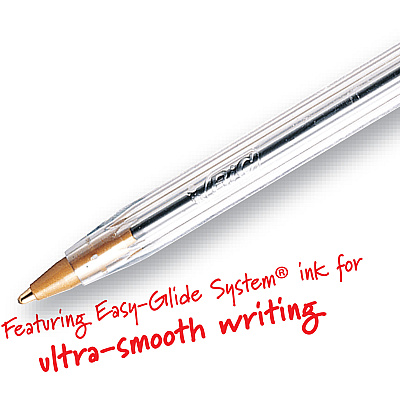 BIC Classic Cristal Ballpoint Pens (BICMS11RD)