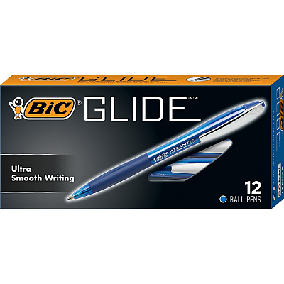 BIC Glide Retractable Pens (BICVCG11BE)