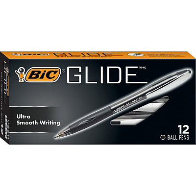 BIC Glide Retractable Pens (BICVCG11BK)