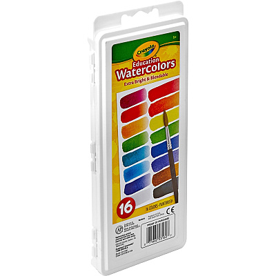 Crayola Oval Pan Cake Water Color (CYO530160)