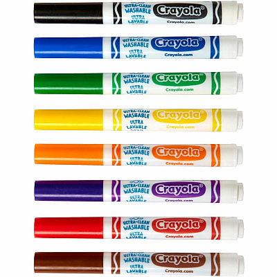 Crayola 8-Color Ultra-Clean Washable Marker Classpack (CYO588200)