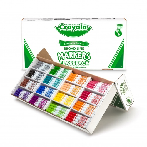 Crayola 16-Color Marker Classpack (588201)