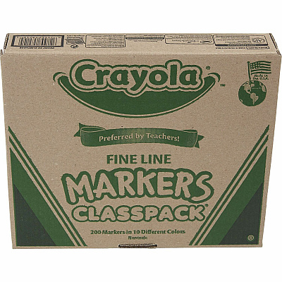 Crayola 10-Color Marker Classpack (CYO588210)