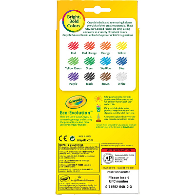 Crayola Presharpened Colored Pencils (CYO684012)