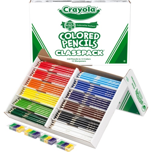 Crayola Colored Pencil Classpack in 12 Colors (688024)