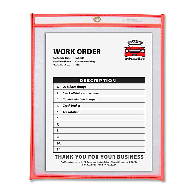 C-Line Neon Shop Ticket Holders, Stitched (CLI43912)