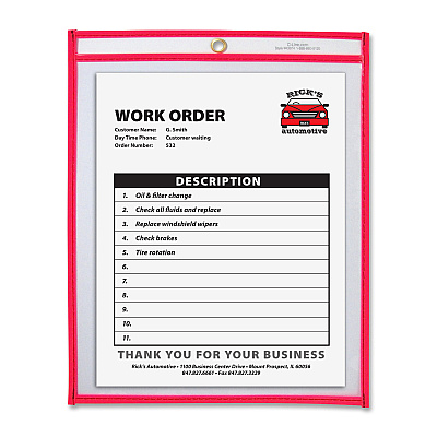 C-Line Neon Shop Ticket Holders, Stitched (CLI43914)