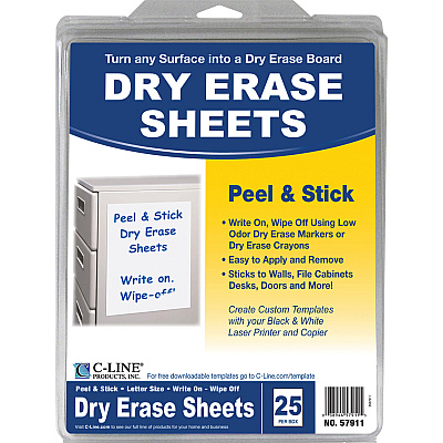 C-Line Dry Erase Sheets (CLI57911)