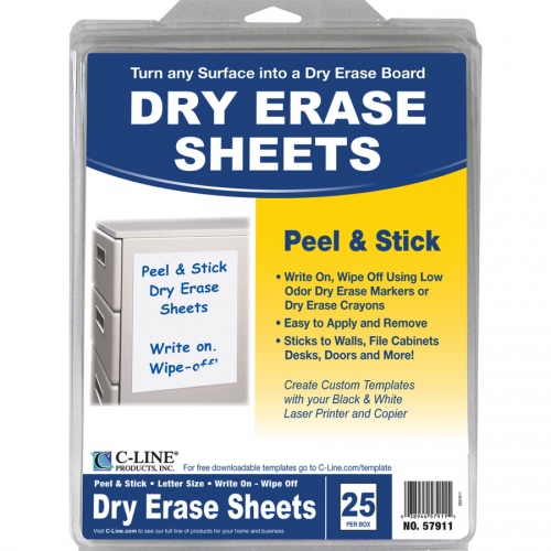 C-Line Dry Erase Sheets (57911)