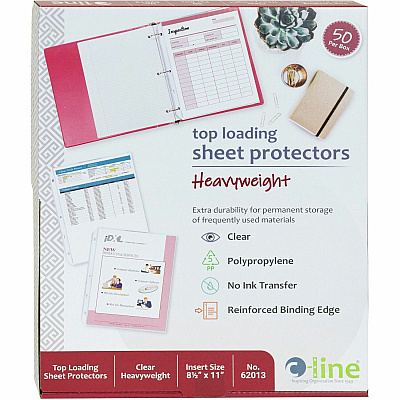 C-Line Heavyweight Poly Sheet Protectors (CLI62013)