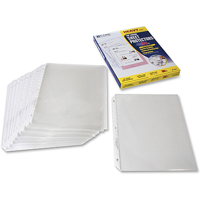 C-Line Heavyweight Poly Sheet Protectors (CLI62013)