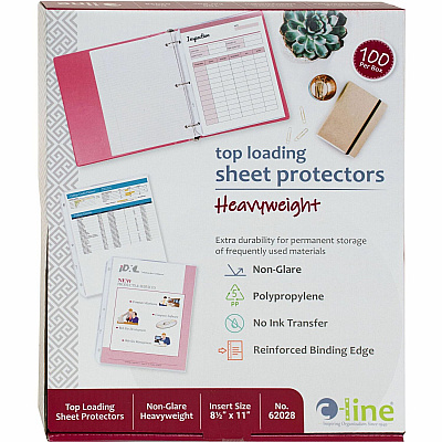 C-Line Heavyweight Poly Sheet Protectors (CLI62028)