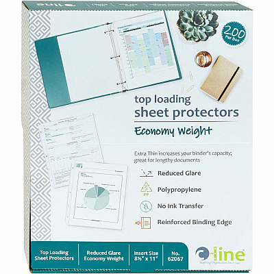 C-Line Economy Weight Poly Sheet Protectors (CLI62067)