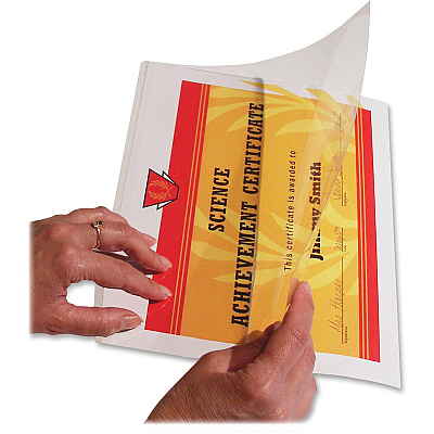 C-Line Super Heavyweight Cleer Adheer Quick Cover Laminating Pockets (CLI65187)