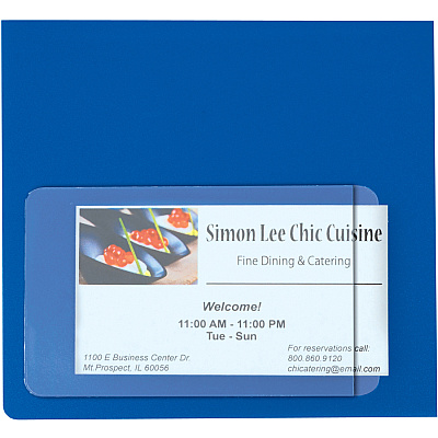 C-Line Self-Adhesive Business Card Holders (CLI70238)