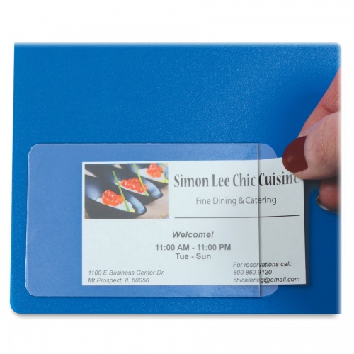 C-Line Self-Adhesive Business Card Holders (70238)