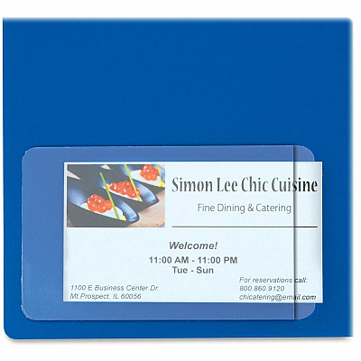 C-Line Self-Adhesive Business Card Holders (CLI70238)