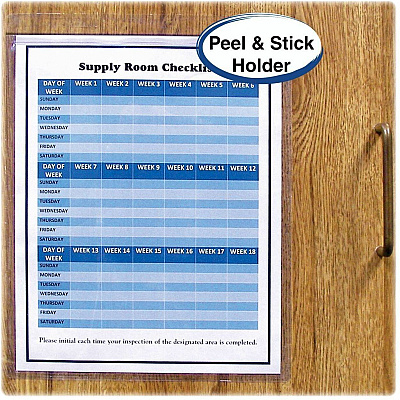 C-Line Self-Adhesive Poly Shop Ticket Holders, Welded (CLI70912)