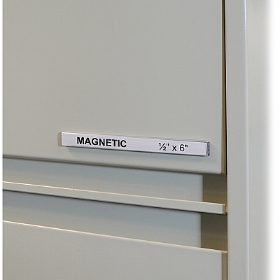 C-Line HOL-DEX Magnetic Shelf/Bin Label Holders (CLI87207)