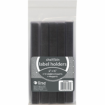 C-Line HOL-DEX Magnetic Shelf/Bin Label Holders (CLI87207)