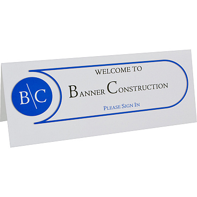 C-Line Scored Name Tent Cardstock for Laser/Inkjet Printers (CLI87517)